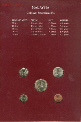 Малайзия - coins of all nations. Короткий аукцион - Malaysia2