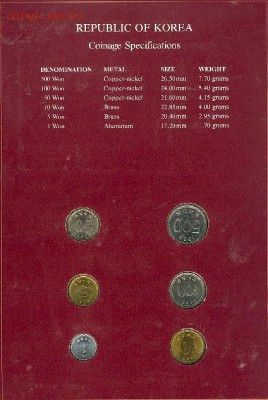 Корея - coins of all nations. Короткий аукцион - Korea2