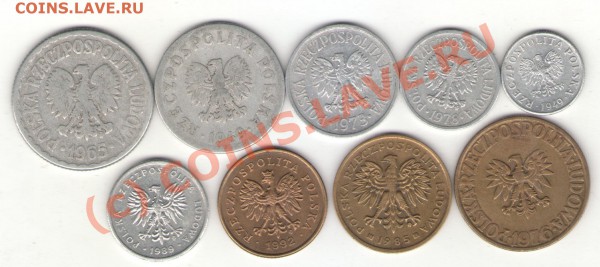Польша 9 монет до 01.04.2010 в 23.00 мск - poland 001