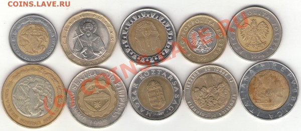 Биметаллические монеты 10 шт. №2 до 01.04.2010 в 23.00 мск - bimetall 003