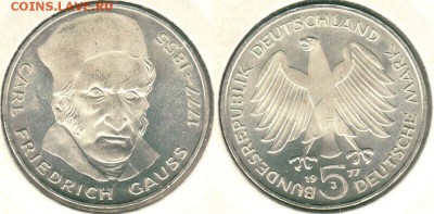 Германия, 5 м 1977, Гаусс - до 22-00мск 21.07 - Ger-5m-1977-gau