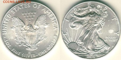 США, доллар 2010, унция - до 22-00мск 21.07 - usa-1d-2010