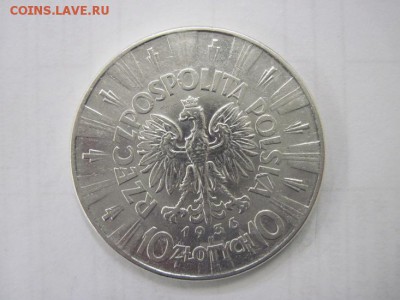 10 злотых 1936 Пилсудский до 23.07.14 - Изображение23 098