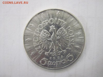 5 злотых 1934 Пилсудский до 23.07.14 - Изображение23 096