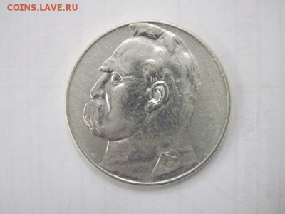 5 злотых 1934 Пилсудский до 23.07.14 - Изображение23 098