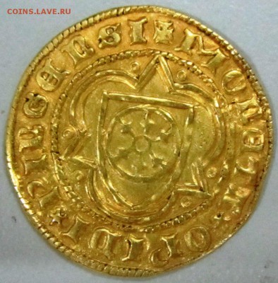 Нассау , Иоганн II , 1397 - 1419 гг . Гольдгульден - IMG_0009.JPG