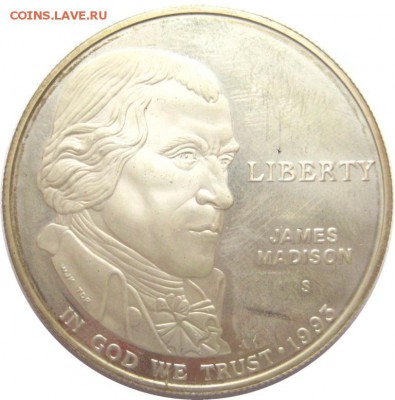 США, 1 доллар, 1993, Билль о Правах, Серебро, до 25.07 - good-2788-2