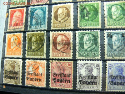 МАРКИ БАВАРИИ с 1800-х гг НАДПЕЧАТКИ - P1930874.JPG