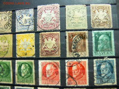 МАРКИ БАВАРИИ с 1800-х гг НАДПЕЧАТКИ - P1930873.JPG