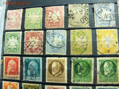 МАРКИ БАВАРИИ с 1800-х гг НАДПЕЧАТКИ - P1930872.JPG