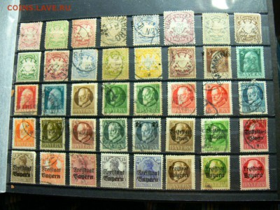 МАРКИ БАВАРИИ с 1800-х гг НАДПЕЧАТКИ - P1930871.JPG