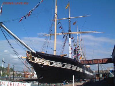 Кораблики на банкнотах - Пароход-музей SS Great Britain,
