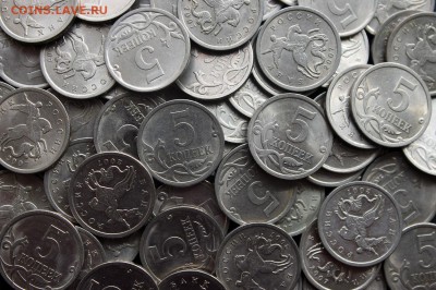 5 копеек 2007 м (100 монет) + 2007 сп (100 монет) - 5 коп 2007 сп - 100 монет