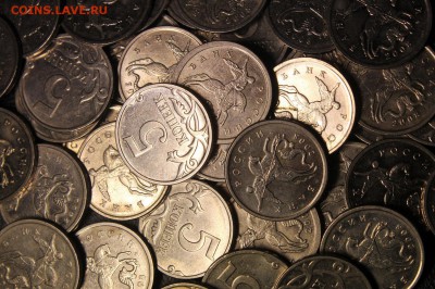 5 копеек 2008 м (100 монет) + 2008 сп (100 монет) - 5 коп 2008 м - 100 монет