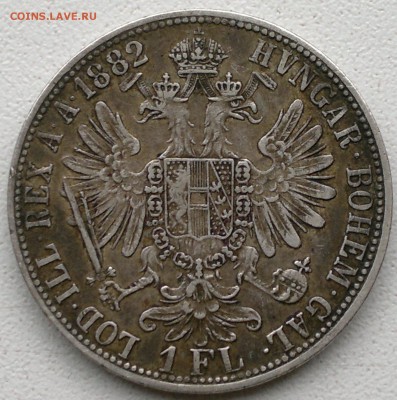 1 флорин 1882г. - на оценку. - 2014-07-20-4289
