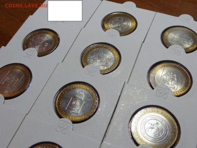 -= Биметалл в холдерах UNC 14 разных монет в коллекцию =- - P10201913