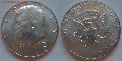 ДК США 50 ц 1969 Серебро в Сохране 28.07 22.00 - P1080814.JPG