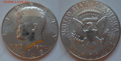 ДК США 50 ц 1968 серебро сохран 28.07 22.00 - P1080812.JPG