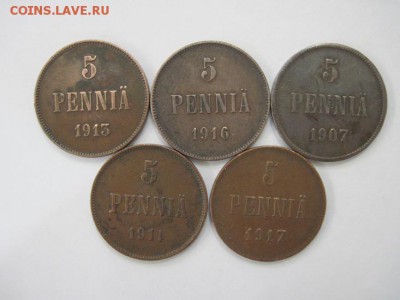 5 пенни 1907,11,13,16,17 до 24.07.14 - Изображение23 096