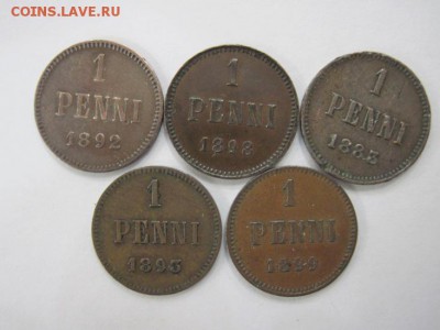 1 пенни 1883,92,93,98,99 до 24.07.14 - Изображение23 096