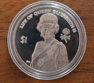 1 доллар жизнь королевы. Виргинские острова 24.07 - 22,00 - 1 доллар жизнь королевы. Виргинские острова.JPG