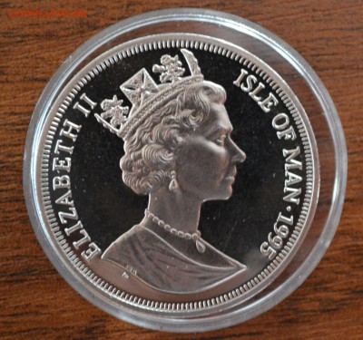 1 крона 95-ие королевы Елизаветы о.Мэн. 24.07 - 22,00 - 1 крона 95-ие королевы Елизаветы о.Мэн (1).JPG