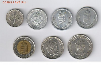 ВЕНГРИЯ - 7 монет 1941-1998г до 29.07.2014г 21-00 - ВЕНГРИЯ - 7 монет6
