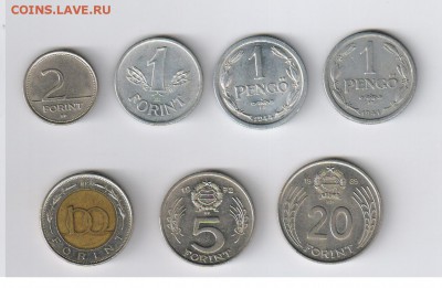 ВЕНГРИЯ - 7 монет 1941-1998г до 29.07.2014г 21-00 - ВЕНГРИЯ - 7 монет5