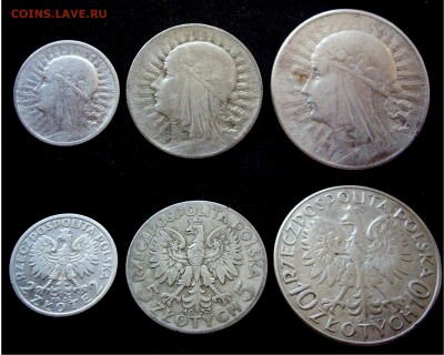 Польша 2,5,10 злотых 1932-33гг до 29 июля - Безимени-1 копия