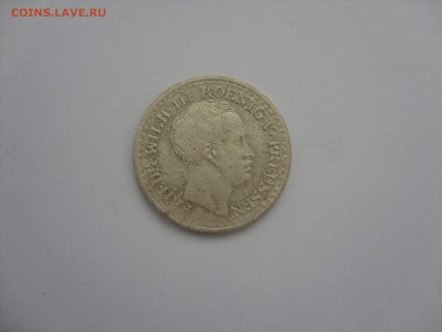 1 зильбер грошен 1823A. Пруссия. - 1 зильбергрош 1823 A - 2.JPG