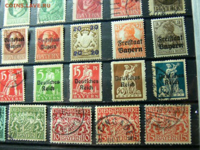 МАРКИ БАВАРИИ с 1800-х гг надпечатки - P1930968.JPG