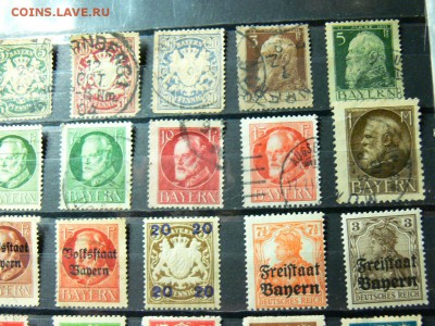 МАРКИ БАВАРИИ с 1800-х гг надпечатки - P1930966.JPG