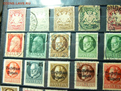 МАРКИ БАВАРИИ с 1800-х гг надпечатки - P1930965.JPG