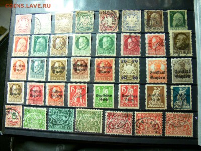 МАРКИ БАВАРИИ с 1800-х гг надпечатки - P1930964.JPG