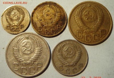 1, 2, 3, 10, 20 копеек 1951_________24.07__22.00 - DSC06174.JPG