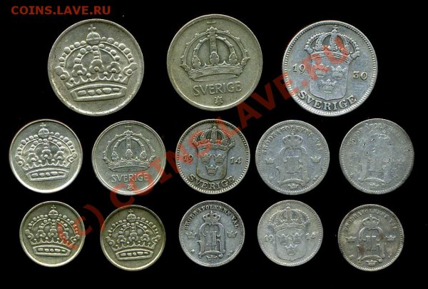 Большая подборка Швеции. Серебро.1874 -1968г. Как продавать? - img803