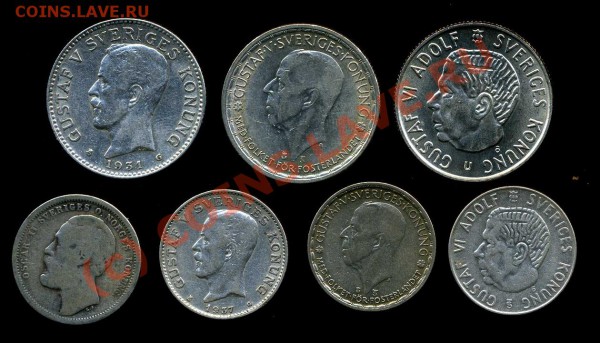 Большая подборка Швеции. Серебро.1874 -1968г. Как продавать? - img800