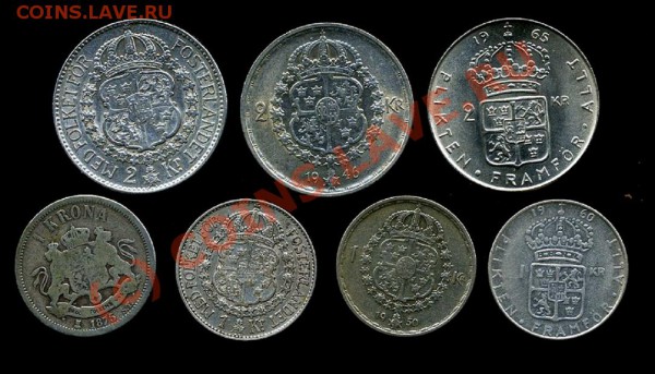 Большая подборка Швеции. Серебро.1874 -1968г. Как продавать? - img801