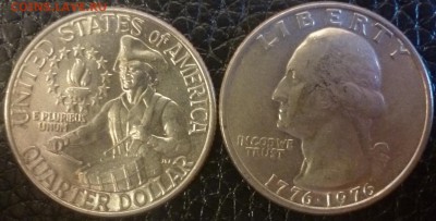 ДК США 25 центов Барабанщик 1976 29.07 22.00 - США 25 центов 1976.JPG