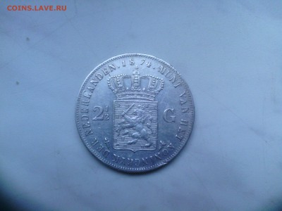 Нидерланды 2,5 гульдена 1874 год - IMG_20140724_212842