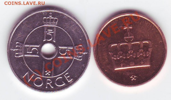 Норвегия 2 монеты до 22-00 02.04 - Норвегия В.JPG