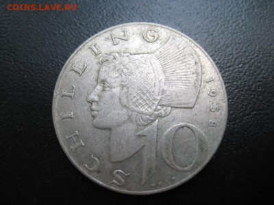 1958 Австрия, 10 кр, серебро, до 30.07 в 22-10 мск - IMG_1950.JPG