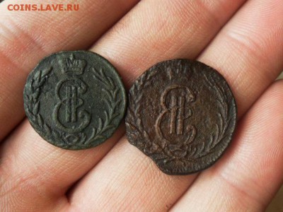 Сибирская копейка 1771г.км. Денга 1777г. км. - SAM_7945.JPG