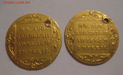 1 дукат 1849 с дыркой -2шт - 2