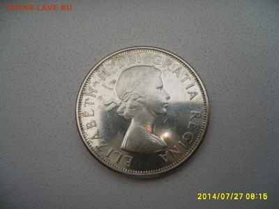 КАНАДА,50 центов 1964г(хорошая,вес 11,64-11,67 г)!до 29.07 - S6001151.JPG
