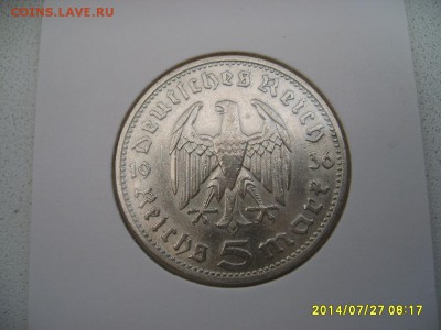 ГЕРМАНИЯ,5 марок 1936 J (Гинденбург,холдер)!до 29.07.2014 - S6001156.JPG