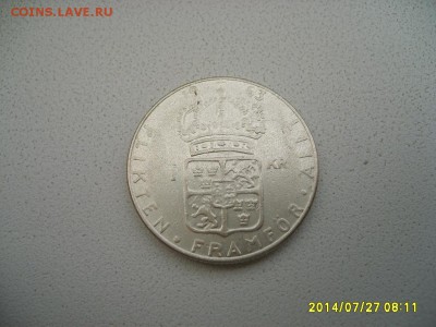ШВЕЦИЯ,1 крона 1963г( хорошая )!до 29.07.2014 - S6001132.JPG