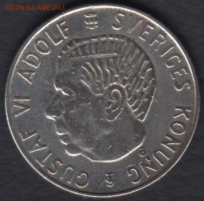 Швеция 1 крона 1957 TS до 29.07.2014 22-00 - Швеция 1 крона 1957 р