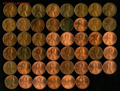 США 1 цент погодовка 46 штук 1964-2005 до 22:00мск 31.07.14 - Image1 (1)