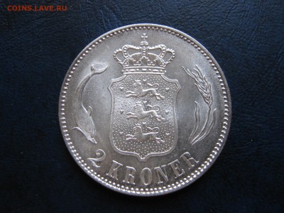 ДАНИЯ 2 кроны 1916. Серебро. Оценка. - 015.JPG